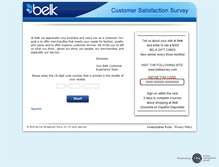 Tablet Screenshot of belksurvey.com